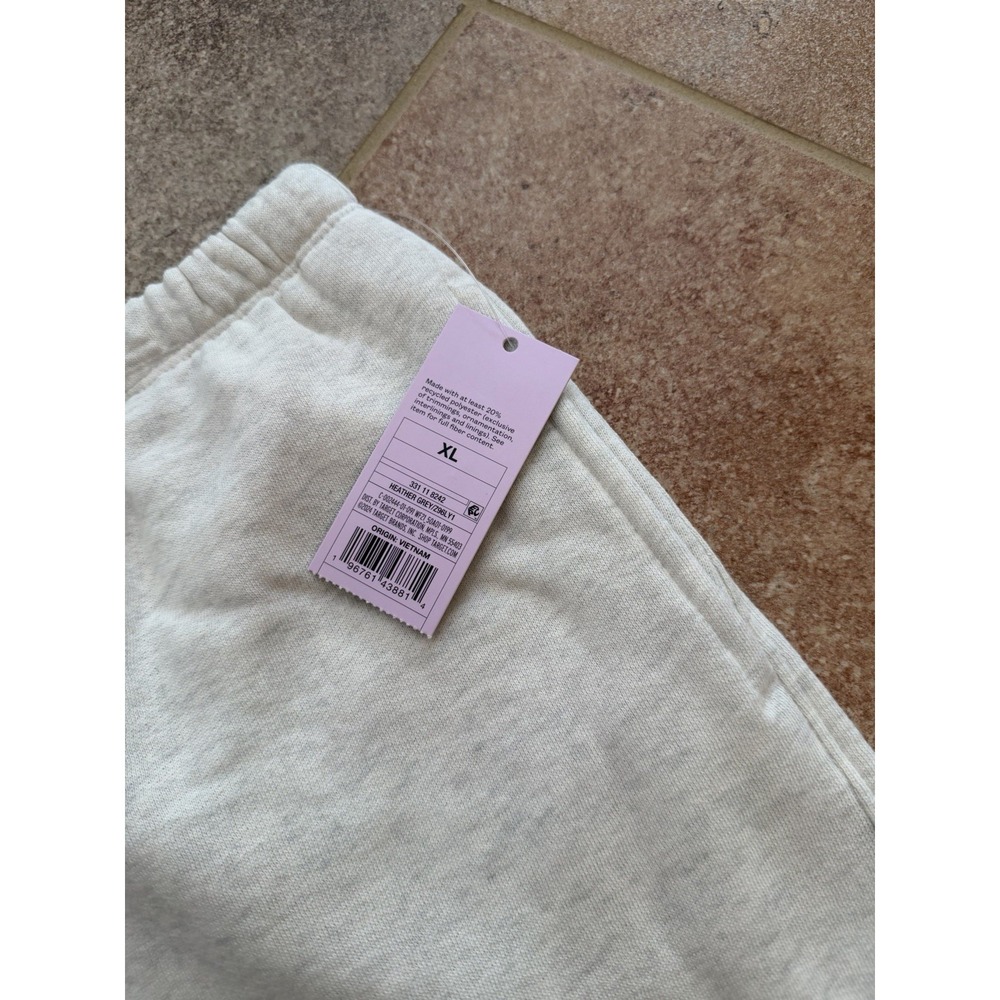 Women's Wild Fable Fleece Heather Gray Lounge Shorts Pajama Shorts Size XL NWT - Picture 3 of 6